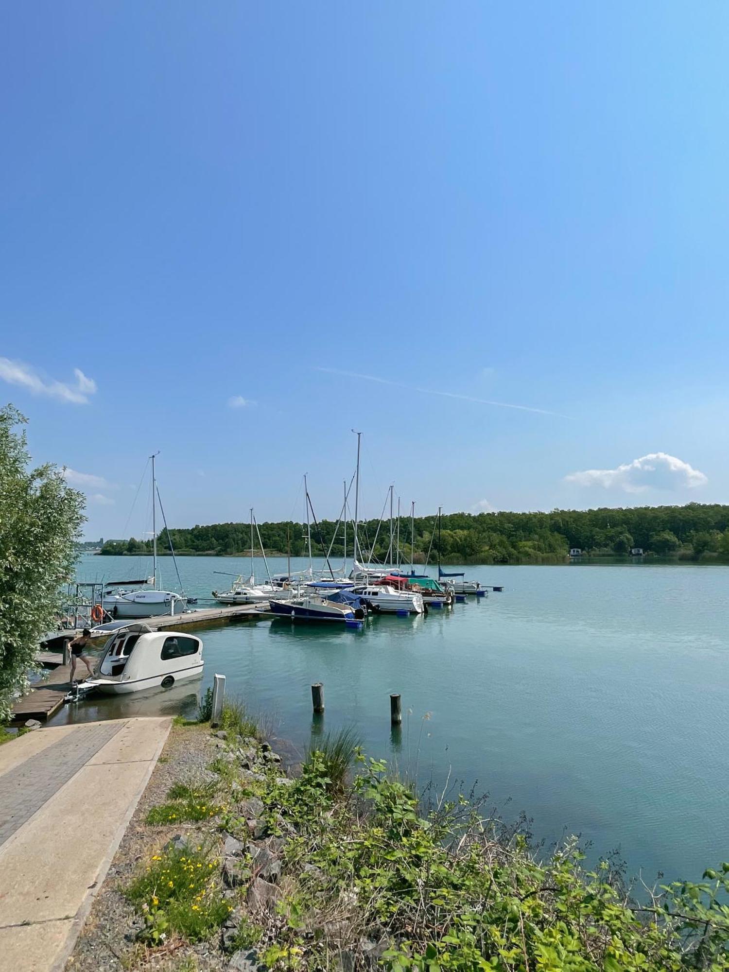 Haus Im Schilf 1 - Ferienwohnungen Am Hainer See Bei Leipzig Neukieritzsch Exterior foto