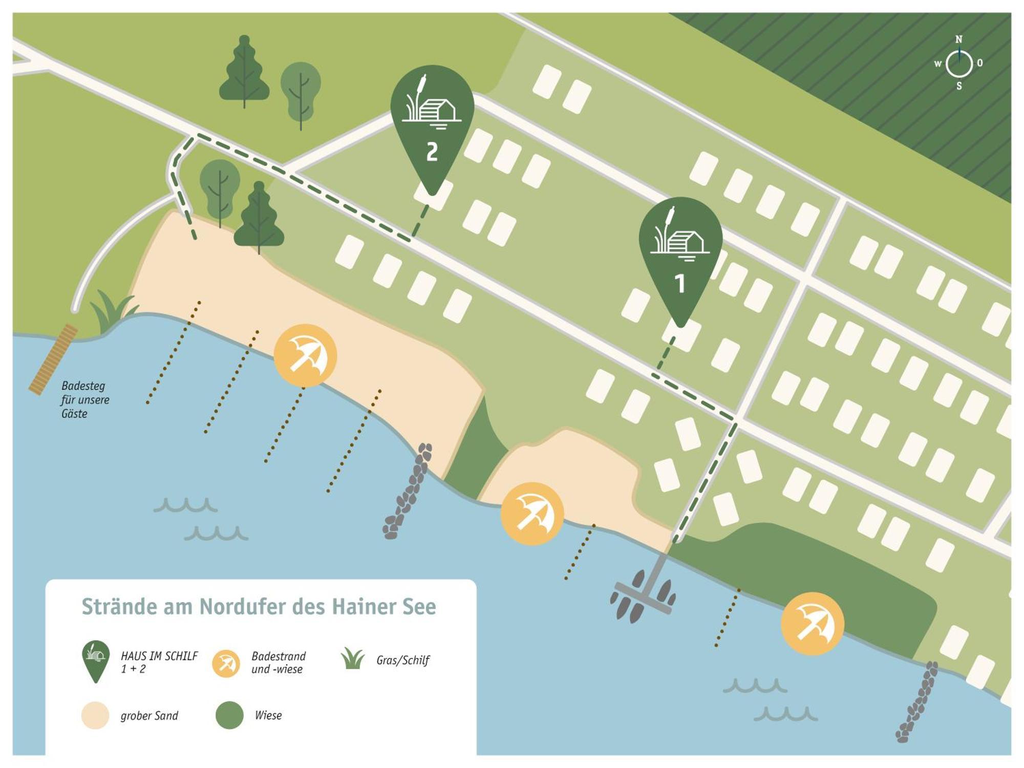 Haus Im Schilf 1 - Ferienwohnungen Am Hainer See Bei Leipzig Neukieritzsch Exterior foto